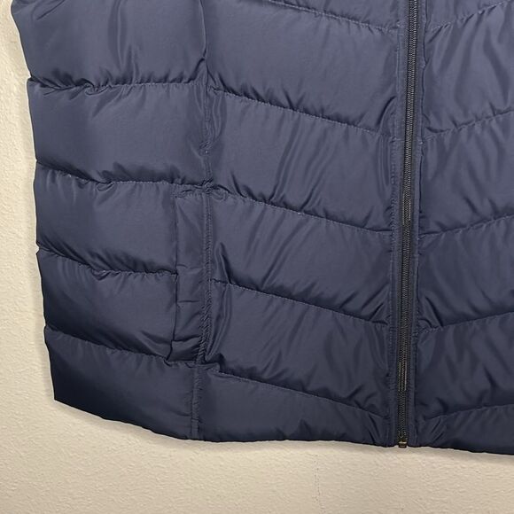 Lands End Navy Puffer Down Vest Size 2X - Picture 5 of 9